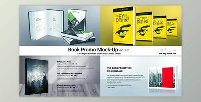 Book Promo Mock-Up (Videohive 34106126) - AE Project