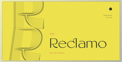 Reclamo – 18 San Serif Font