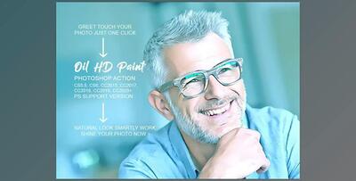 Oil HD Paint Photoshop Action CreativeMarket-5304959 (ATN)