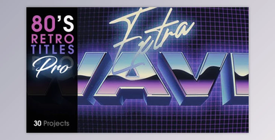 80''s Retro Titles PRO (Videohive 38977448) - AE Project