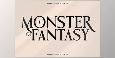 Monster of Fantasy - Modern Serif Font