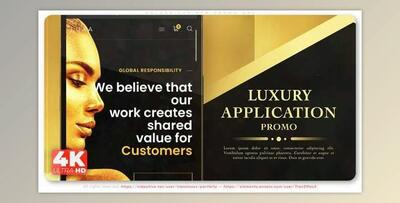 Golden Lux App Promo (Videohive 33448584) - AE Project