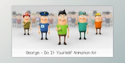 George - Character Animation DIY Kit (Videohive 13005147) - AE Project