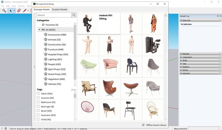 Enscape 3D 4.7.0.57 + v4 Assets Library