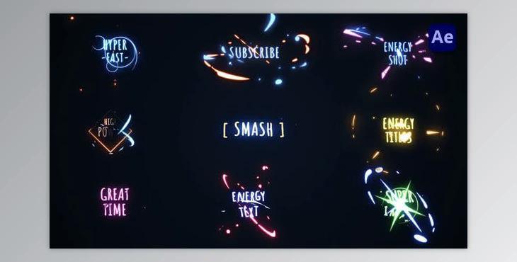 Energy Cartoon Titles [After Effects] (Videohive 50079180) - AE Project