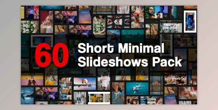 Short Minimal Slideshows Pack V2.1 (Videohive 32968545) - AE Project