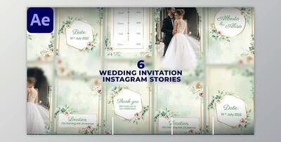 Wedding Invitation Instagram Stories (Videohive 47523284) - AE Project