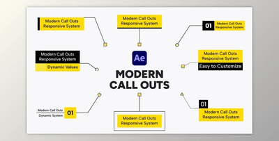 Modern Call Outs For After Effects (Videohive 40077039) - AE Project