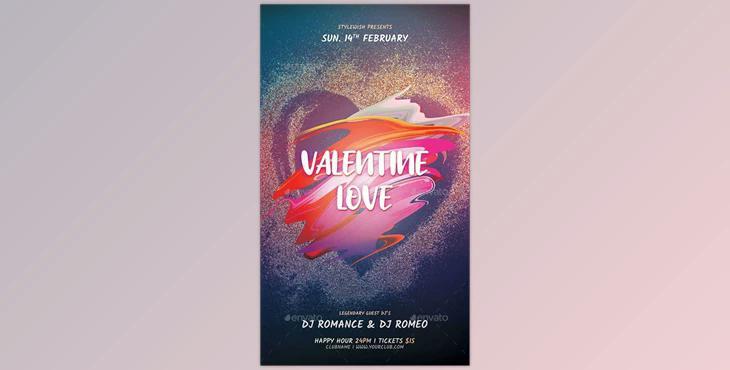 Valentine Love Flyer GraphicRiver-29967680 (PSD)