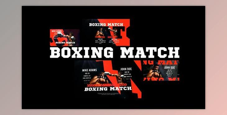 Boxing Sport Screen (Videohive 40082337) - AE Project