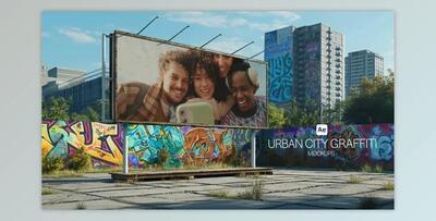 Urban City Graffiti Walls Mockups (Videohive 52377467) - AE Project