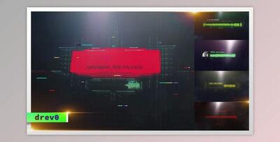 Digital Audio Waveform/ HUD Screens/ UI Display/ Sci-Fi Interface/ Hi-Tech Titles/ Music Visualizer (Videohive 30138008) - AE Project