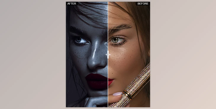 Retouch Tata – Blue Toning