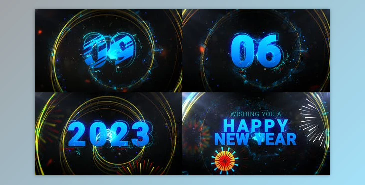 Happy New Year Wishes (Videohive 42112944) - AE Project