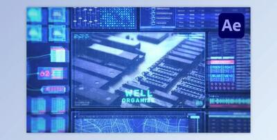 HUD Technology Opener (Videohive 39354992) - AE Project