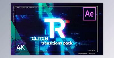 Glitch Transitions (Videohive 25955621)