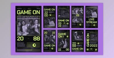 Instagram – Game and Cybersport Stream Promo (Videohive 40210046) - AE Project