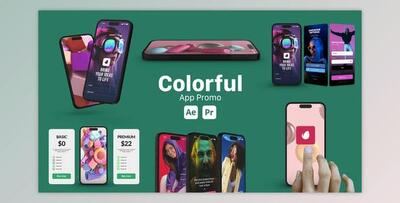 Colorful App Promo (Videohive 51566146) - AE Project