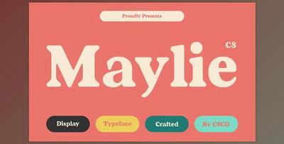 CS Maylie – Retro Font Creative Market - 289629662