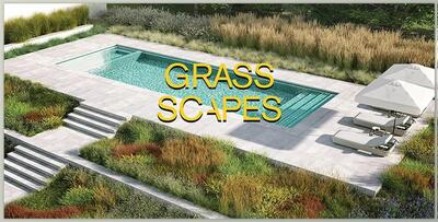 Grass Scapes + Scatter for Blender