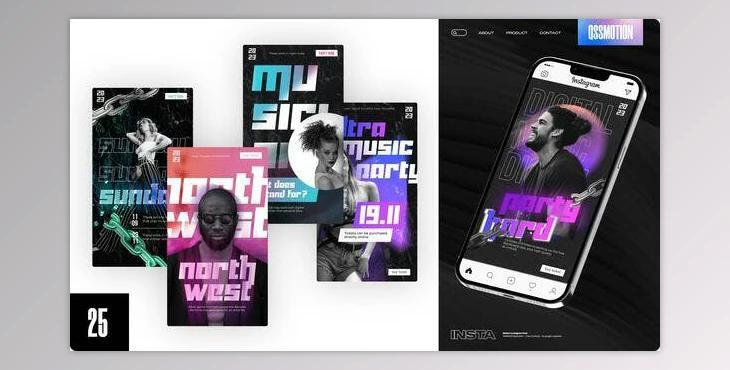 Party Instagram Stories Stories (Videohive 43397705) - AE Project