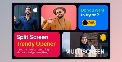 Creative Multiscreen Slideshow (Videohive 49001383) - AE Project