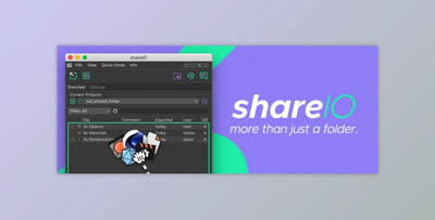 AeScripts ShareIO v1.10 for Cinema 4D (Win)