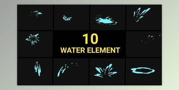 Water Element Pack (Videohive 35997037) - AE Project