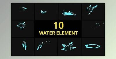 Water Element Pack (Videohive 35997037) - AE Project