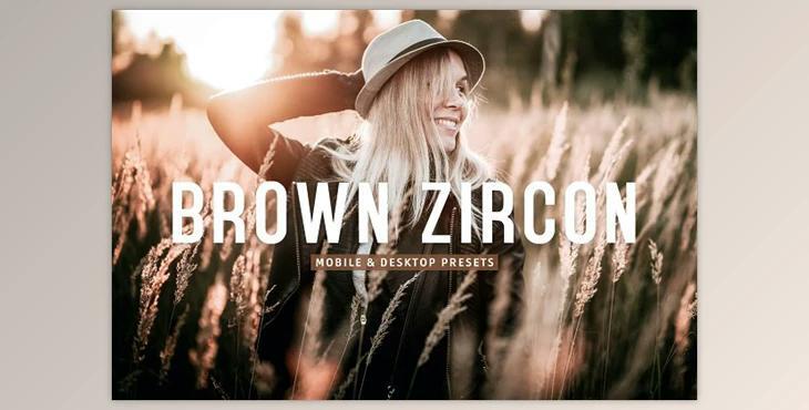 Brown Zircon Pro Lightroom Presets Creativemarket - 10998945