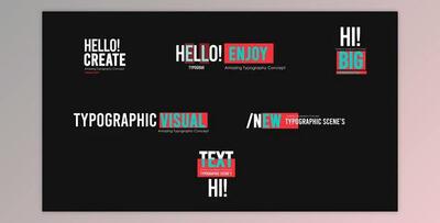 Motion Typography (Videohive 50930448) - AE Project