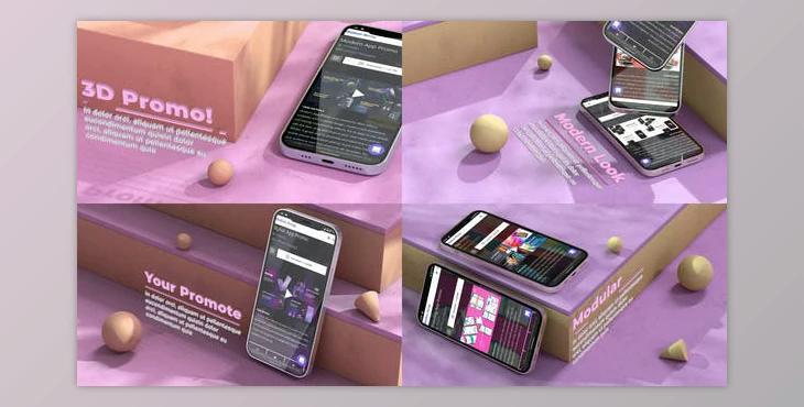 Dynamic 3D promo (Videohive 36582586) - AE Project