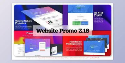 Colorful Website Promotion Z18 (Videohive 32965873) - AE Project