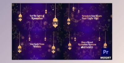 Ramadan Wishes MOGRT (VideoHive 37153432)