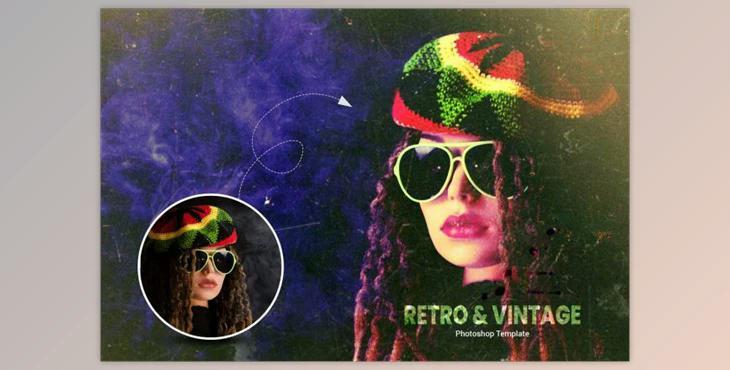 Retro and Vintage Photo Effect By liptouse (PSD)