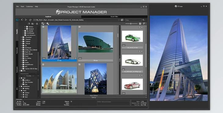 3d-kstudio Project Manager 3.35.75 for 3dsMax upto 2025