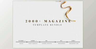 2000+ Magazine Bundle – CreativeMarket 1643630 (PSD)
