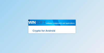 Winsoft Crypto for Android v1.4 for Delphi 10.4-12 Athens Full Source