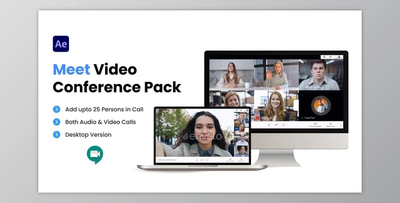 Meet Video Conference Pack (Videohive 36353442) - AE Project