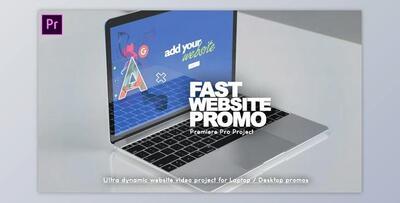 Fast Website Promo Premiere Pro version (Videohive 33625280)