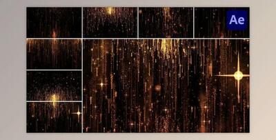 Gold Backgrounds for After Effects (Videohive 45527166) - AE Project
