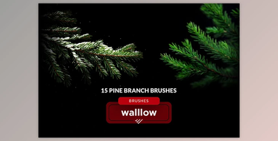 Christmas tree branches brushes 282484688
