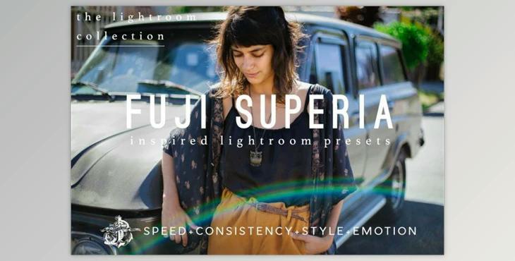 Fuji Superia Film Lightroom Presets By FilterCollective (LRTEMPLATE, PDF)