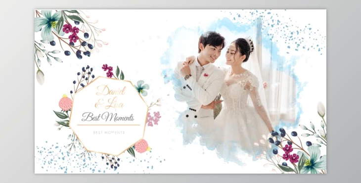 Ink Romantic Wedding Slideshow (Videohive 42479407) - AE Project