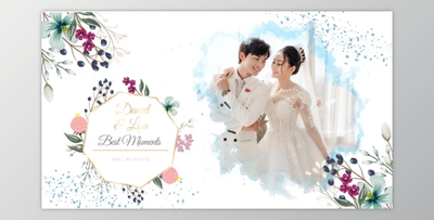 Ink Romantic Wedding Slideshow (Videohive 42479407) - AE Project