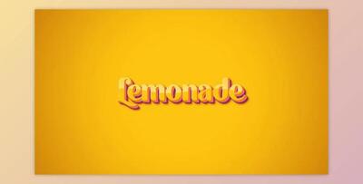 Lemonade Typography (Videohive 47548107)