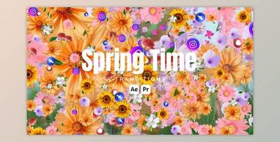 Spring Time Transitions (Videohive 50823501) - AE Project