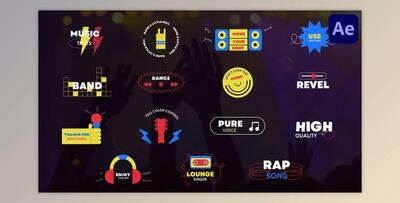 Modern Music Titles for After Effects (Videohive 46868596) - AE Project