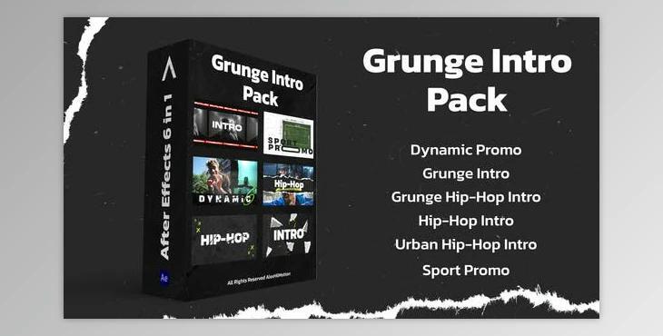 Grunge Intro Pack (Videohive 48999885) - AE Project