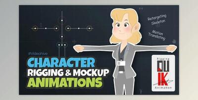 Character Rigging Mock Up Animations (Videohive 30582147) - AE Project
